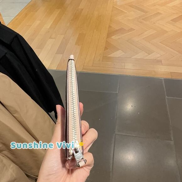 NWT Coach Mini Skinny Id Case With Butterfly Print CCM78 SEASHELL - Picture 4 of 5